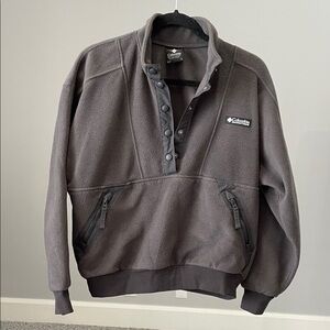 Columbia Charcoal Fleece Pullover